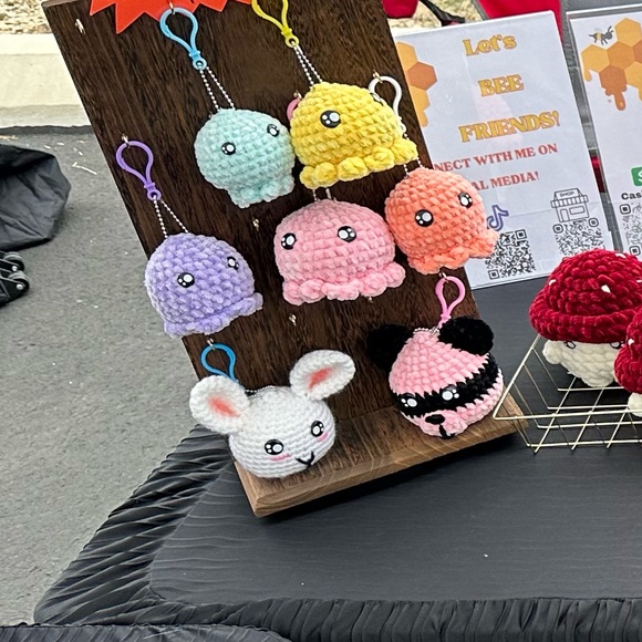 Crochet bag charm plushies! - Picture 3 of 3